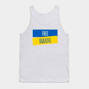 Free Ukraine - Stand With Ukraine Tank Top
